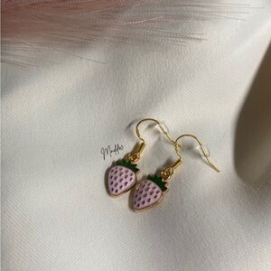 Handmade Strawberry Earrings